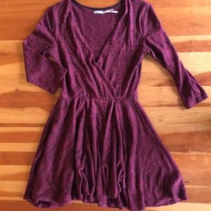 Kimchi Blue Soft Red Wrap Dress